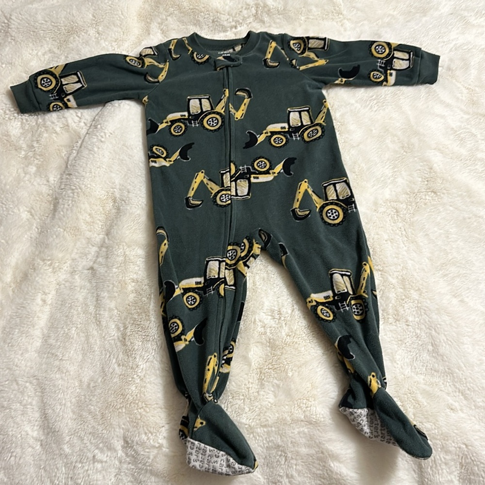 Carter's Pajamas with Construction Print